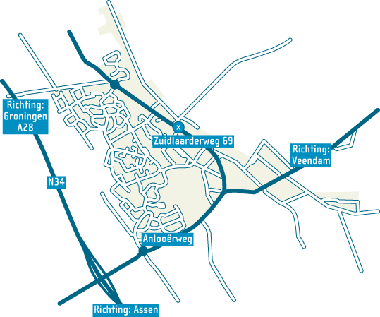 Plattegrond Annen om uit te printen